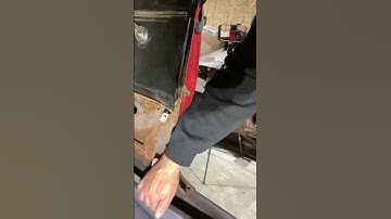 67 Firebird rear rocker work today!