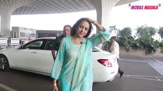 The forever dream girl Hema Malini jets off in style!