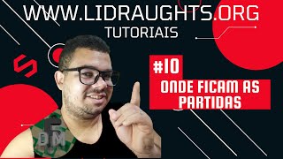ONDE FICAM AS PARTIDAS | LIDRAUGHTS.ORG | MELHOR SITE para Jogo de Damas screenshot 3