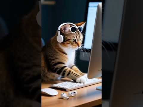 고양이가 일하는 시대기 오기를 #cat #ai #funny #aivideo #cute #고양이 #직장인