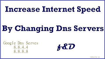 How to Increase Internet Speed By Changing DNS Server Manually for Computer