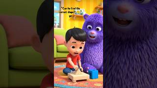 😲 Baby Learns Shapes with Cute Purple Monster!