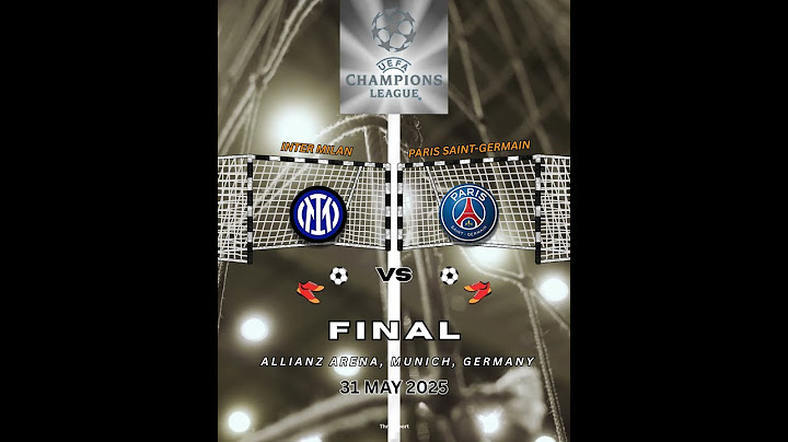 Inter Milan vs PSG final 2025