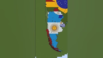 Big Scale South South America Compilation #brazil #argentina #peru #colombia #maps #flags #minecraft