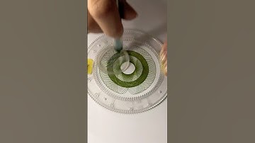 Mesmerizing ASMR Spiral Audio for Serenity | Hypnotic Spirograph Art! #art #shorts #spirograph #asmr