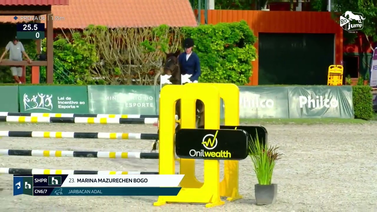 Jarbacan Adal estreia 1.35m zero mini GP ranking SHPR CN 6/7 anos, outubro 2025 