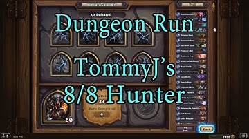 Hearthstone: Kobolds and Catacombs Hunter 8/8 Dungeon Run