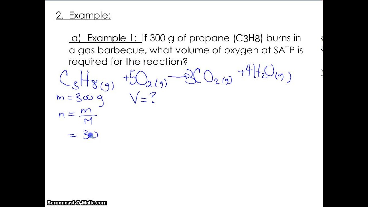 Gas Stoichiometry - YouTube