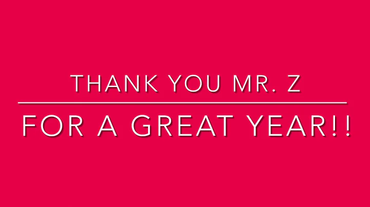 Thank you Mr Z 2021