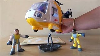 Amazing Kindergarten Trigger Action Fisher-Price Air Ambulance Rescue Toy Helicopter