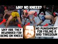 No knees why is there a rule in the ufc to defend coward grapplers mokaev evloev tsarukyan