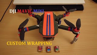 Wrapgrade for DJI Mavic Mini - Custom Wrapping with Strobe lights (Wrap Grade Japan)