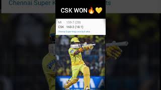 CSK Destroyed MI! 🦁 Yellow Army is Back! 🔥 #WhistlePodu