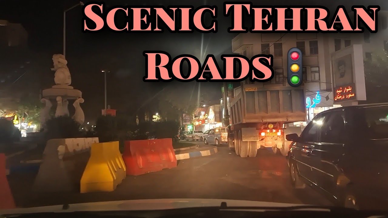 Driving on the Outskirts of Tehran | Scenic Roads | Drive Vibe