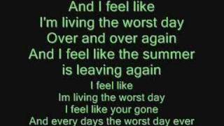 Simple Plan - Worst Day Ever Lyrics chords