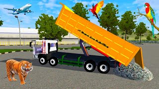 Mitsubishi Fuso Dump Truck Driving - Bus Simulator Indonesia - Android Gameplay #videogames #1m #4 screenshot 5