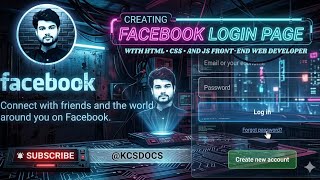 Build a Facebook Login Page Clone using HTML, CSS & JavaScript | Front-End Tutorial