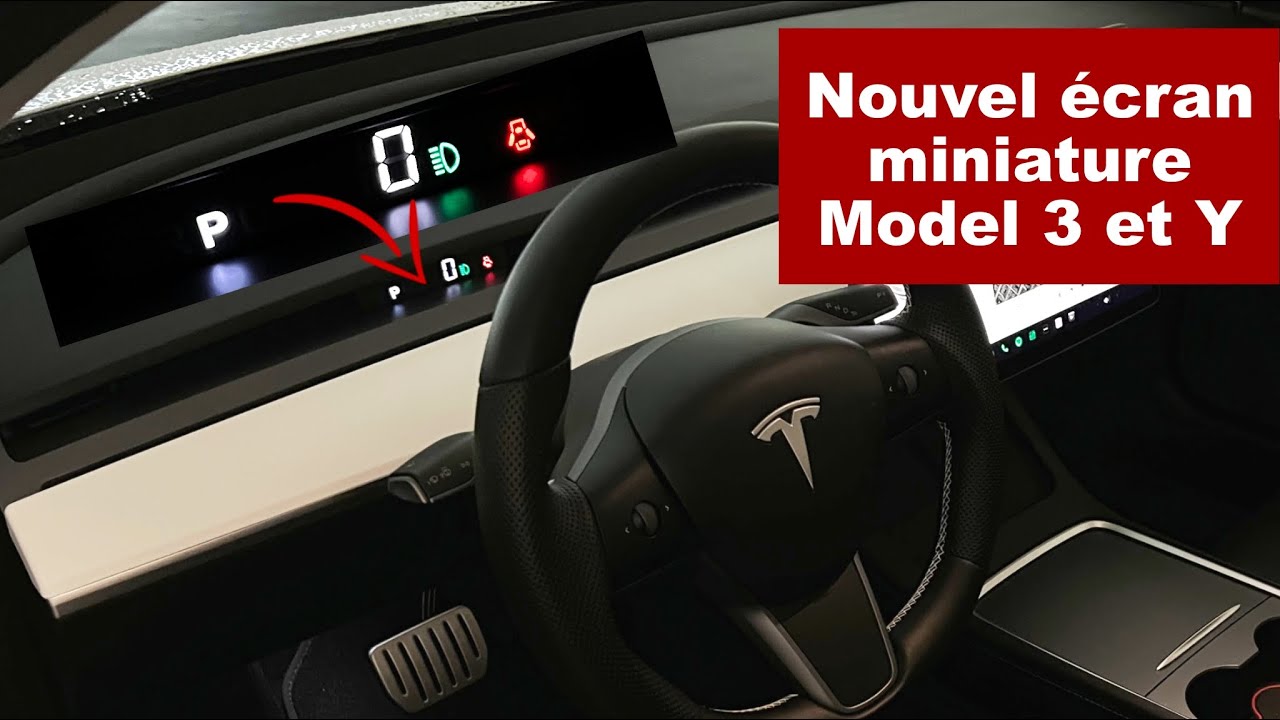 Ajoutez un écran au tableau de bord à votre Model 3 - Forum et Blog Tesla