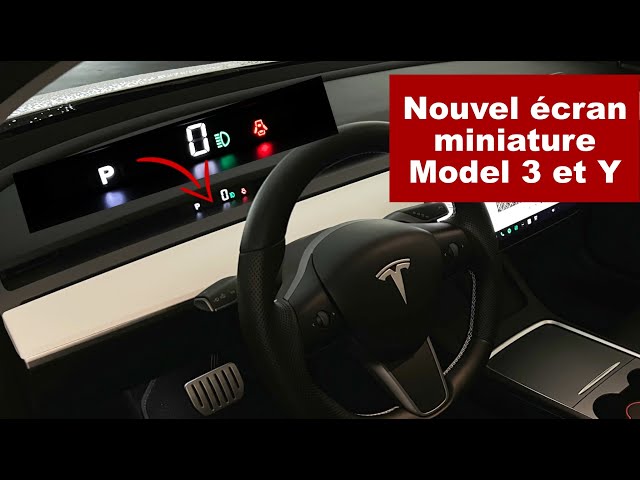 Tous les menus Tesla : Navigation écran dernière version V11 ( Voiture  électrique Tesla model 3 & Y) 
