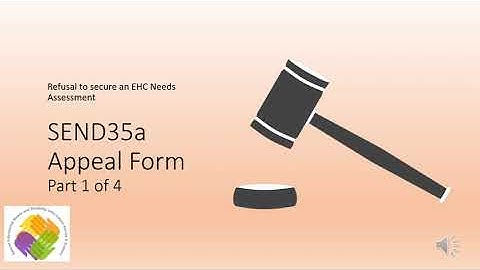 Refusal to Assess - Appeal Form (section 1). Part 1 of 4.