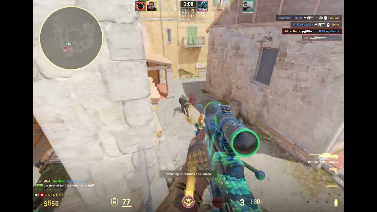 Dust 2 de awp 4 kills clutch 1x2 Counter strike 2 2026 01 18