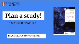PAPER 4 | 10 Marker | A2 Level | Psychology 9990| 2024-2026