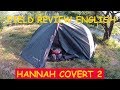 Hannah Covert 2 Tent English Review A Great Backpacking Tent!