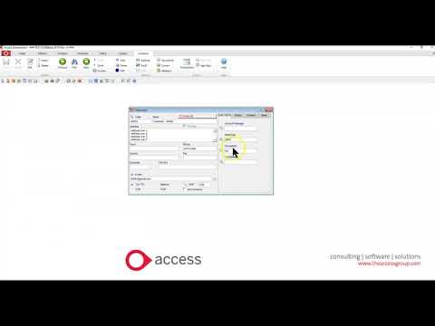 Access Dimensions Change Field Label