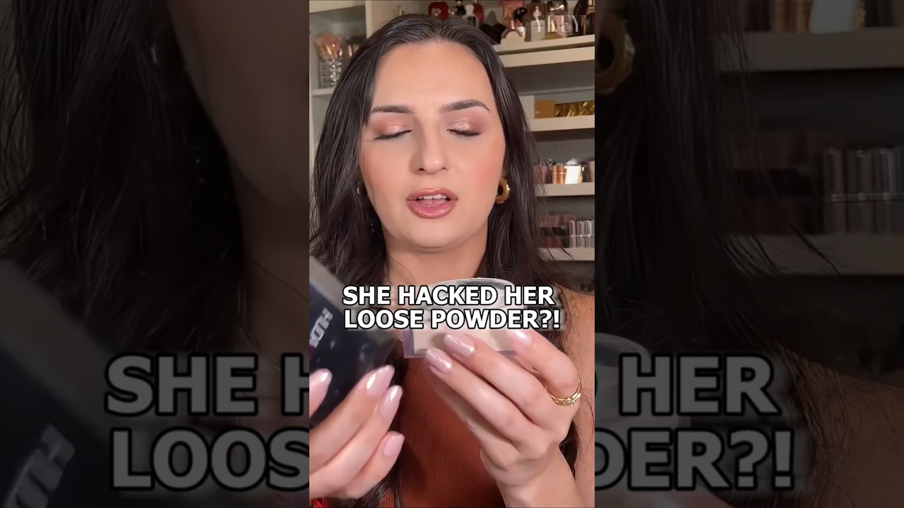 Она взломала свою рассыпчатую пудру!