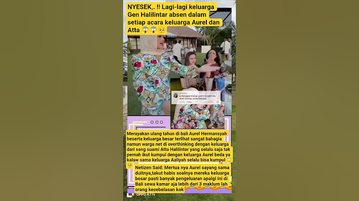 Nyesek Aurel Hermansyah Rayakan Ultah Tanpa Keluarga Gen Halilintar 🥺#attaaurel#viralvideo#short