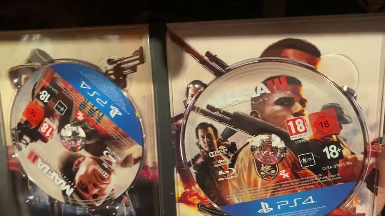 Unboxing Mafia Trilogy + bioshock the collection