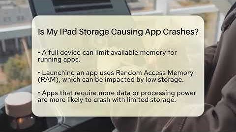 Is My IPad Storage Causing App Crashes? - Be App Savvy