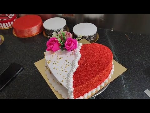 Heart cake #aestheic #love #trending #cake Talwinder song haseena ❤️‍🔥🥀