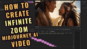 How To Create Infinite Zoom Video with Midjourney AI & Blending FIX!