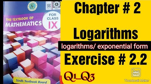 ‎The Textbook of Mathematics class 9 | Sindh Textbook Board| Exercise 2.2‎