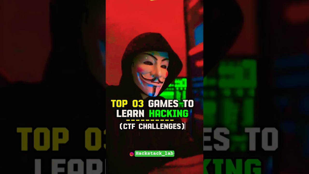 Top 3 Games to Learn Ethical Hacking 🎮 (CTF Challenges for Beginners)