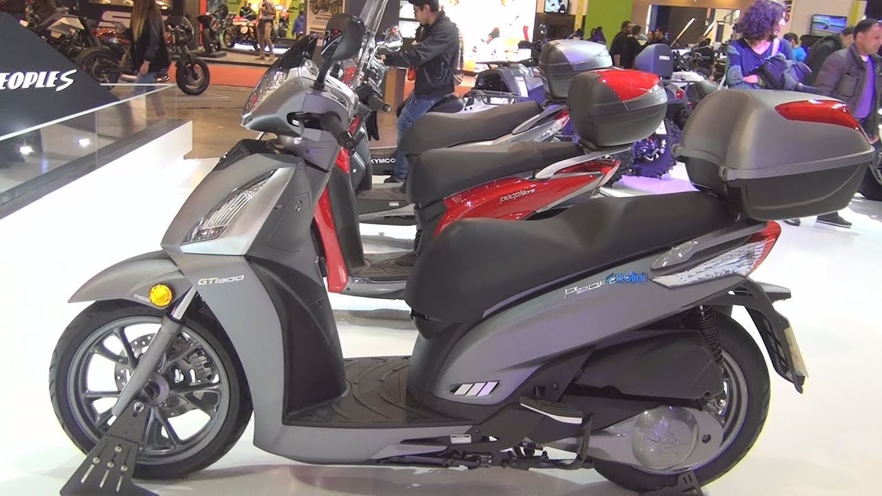 Kymco People GT 300i ABS (2017) Exterior and Interior - YouTube