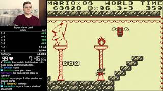 (12:29.850) Super Mario Land any% speedrun
