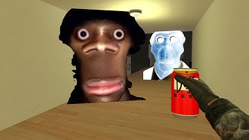 POV HI MY NAME IS AUUGHH VS FUNNY FACE OBUNGA #gmod #nextbots