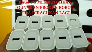 CHARGER ROBOT BOX ISI 10pcs RT-K8 10W 2A Single USB Small & Portable - ORIGINAL Garansi 1 Tahun