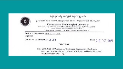 VTU UPDATE 2021, REGARDING WEBINAR ON 28/10/2021.. #vtu #vtuupdates #vtunews #webinar #DOGOODWORLD
