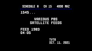 Miscellaneous PBS Satellite Feeds (1983)