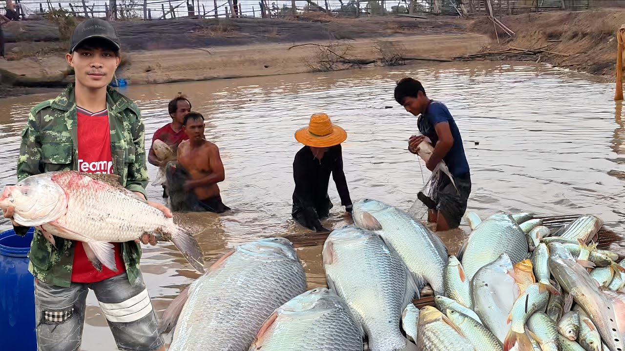 ลงหนองเอาปลา//ລົງຫນອງເອົາປາ Hieng บ่าวเฮียง คนหากิน