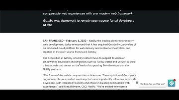 Netlify acquires Gatsby