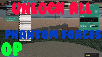 *NEW* Phantom Forces Script - UNLOCK ALL GUNS/ATTACHMENTS - OP UNPATCHABLE.
