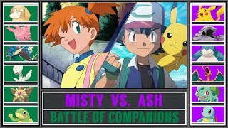 Ash vs. Misty (Pokémon Sun/Moon) - Battle of Companions