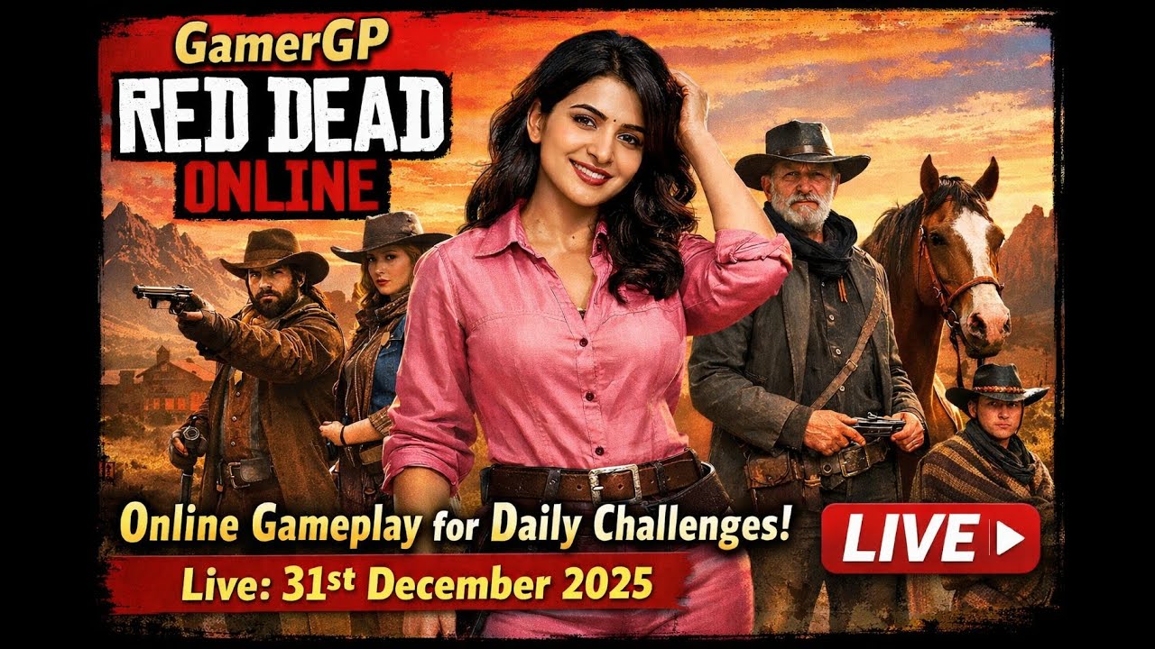 RED DEAD ONLINE - Online Gameplay for Daily Challenges : Live : 31st December 2025
