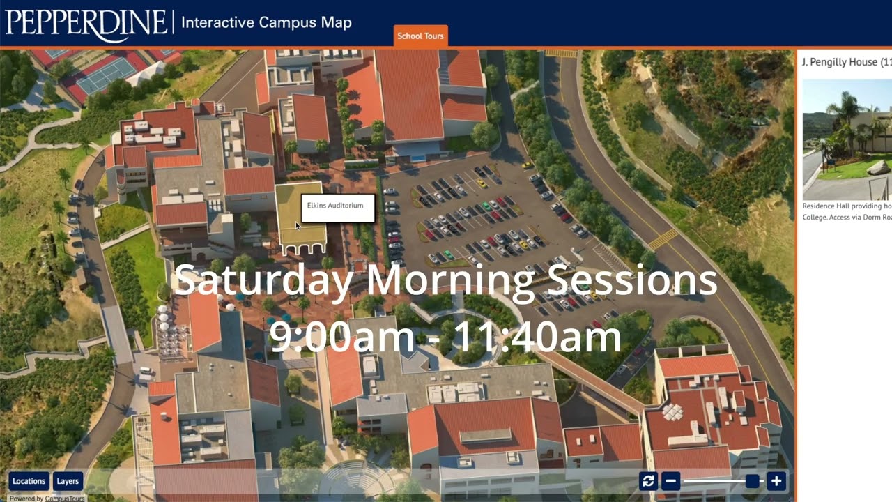 Pepperdine University Campus Map