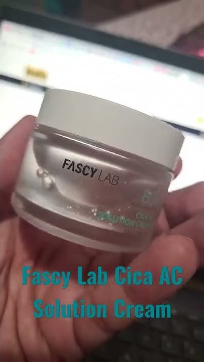Fascy Lab Cica AC Solution Cream, 80% Asiaticoside Purity, 30ml Made in ...