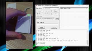 Копирование (клонирование) карт Mirafe Classic ридером ACR122u screenshot 5
